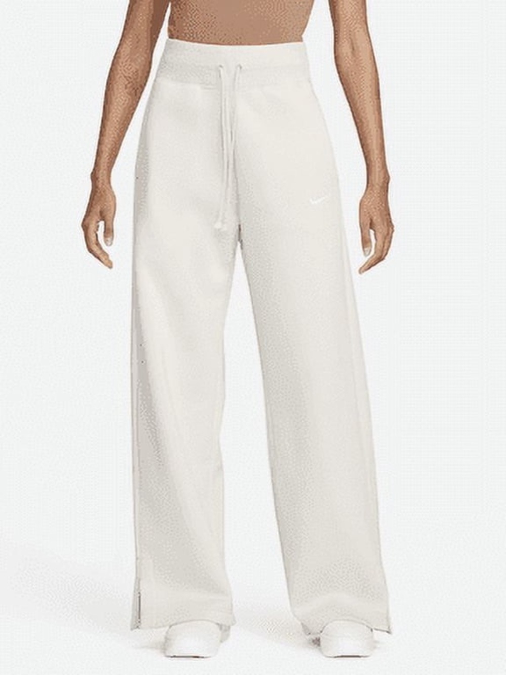 Nike Sportswear Phoenix Fleece Women's High-Waisted Wide-Leg Tan Sweatpants